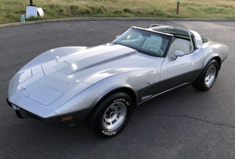 2,600-Mile 1978 Chevrolet Corvette 25th Anniversary Edition L82