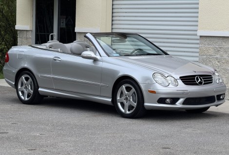 27k-Mile 2005 Mercedes-Benz CLK500 Cabriolet